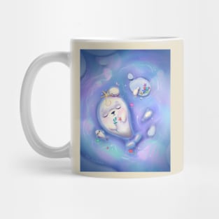 Mommy Seal and her babies Mug